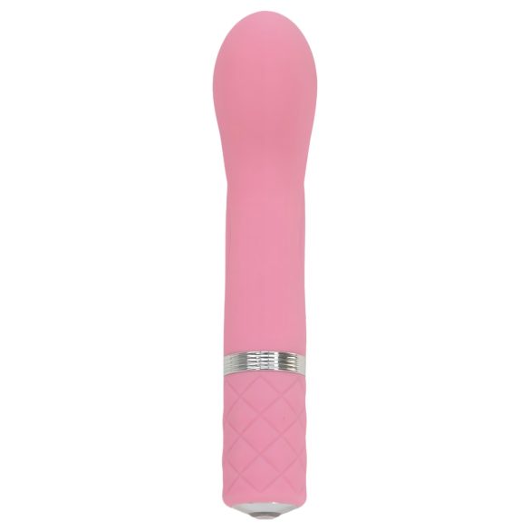 Pillow Talk Racy - vibrador ponto G recarregável e fino - silicone rosa