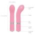 Pillow Talk Racy - vibrador ponto G recarregável e fino - silicone rosa