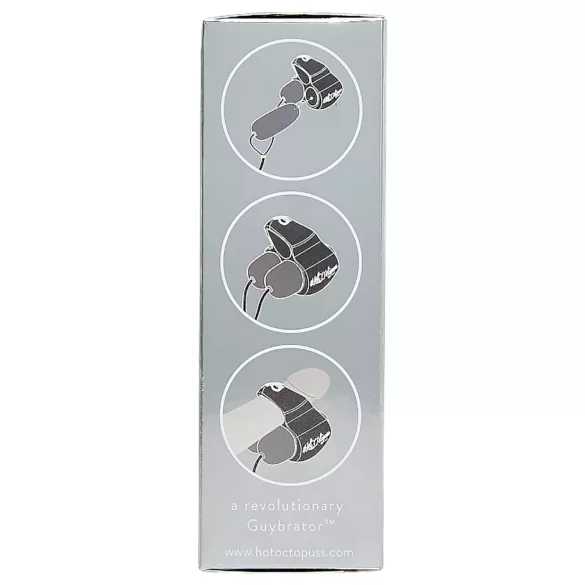 HOT Octopuss JETT - vibrador peniano duplo motor - silicone preto