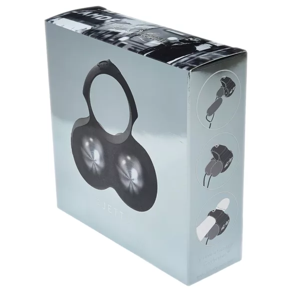 HOT Octopuss JETT - vibrador peniano duplo motor - silicone preto