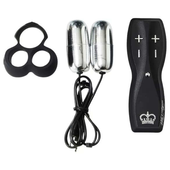 HOT Octopuss JETT - vibrador peniano duplo motor - silicone preto