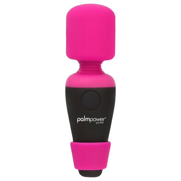 PalmPower - vibrador massageador portátil mini - silicone rosa/preto