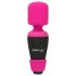 PalmPower - vibrador massageador portátil mini - silicone rosa/preto