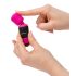 PalmPower - vibrador massageador portátil mini - silicone rosa/preto