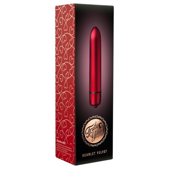 Scarlet Velvet - vibrador mini batom - 10 modos de vibração - vermelho