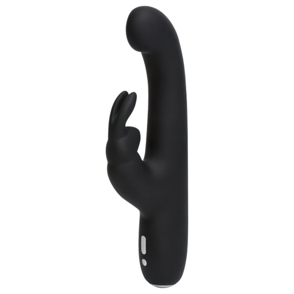 Happyrabbit - vibrador ponto G fino - silicone preto