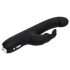 Happyrabbit - vibrador ponto G fino - silicone preto