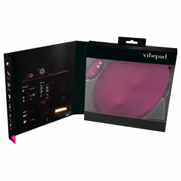 VibePad - vibrador almofada com 2 motores e controle remoto - lilás