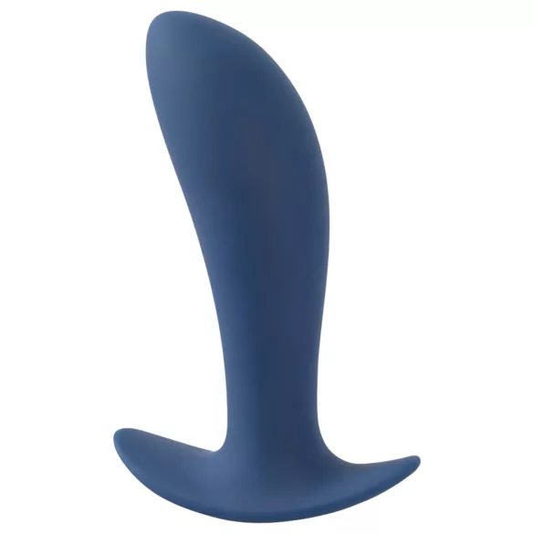 You2Toys - plug anal vibratório recarregável com controle remoto - silicone azul