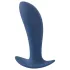 You2Toys - plug anal vibratório recarregável com controle remoto - silicone azul