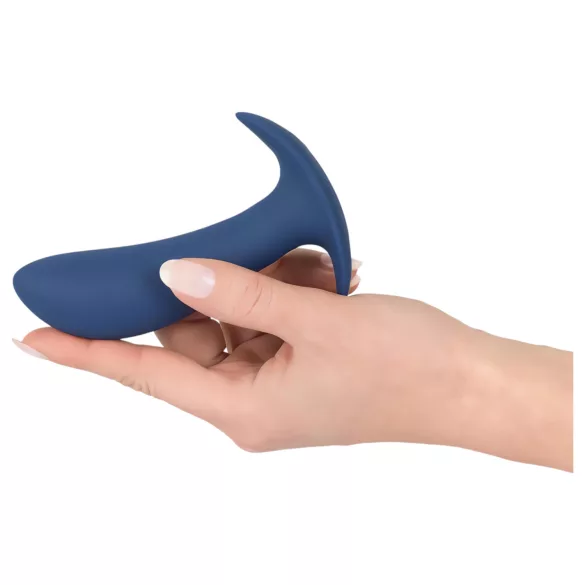 You2Toys - plug anal vibratório recarregável com controle remoto - silicone azul