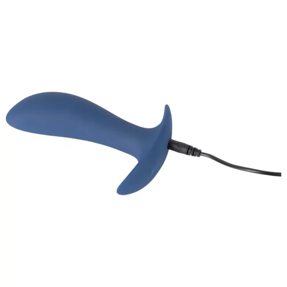 You2Toys - plug anal vibratório recarregável com controle remoto - silicone azul