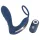 You2Toys - plug anal vibratório com anel peniano - silicone azul