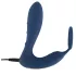 You2Toys - plug anal vibratório com anel peniano - silicone azul