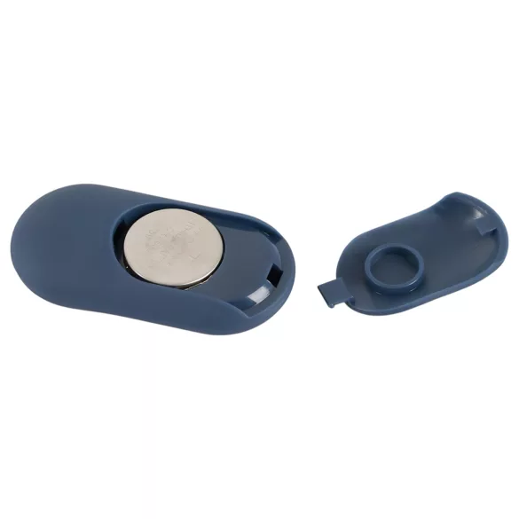 You2Toys - plug anal vibratório com anel peniano - silicone azul