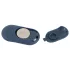You2Toys - plug anal vibratório com anel peniano - silicone azul