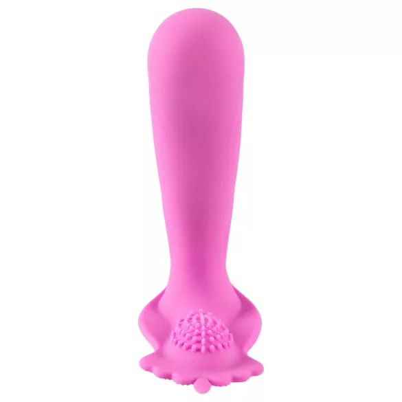 SMILE - vibrador para calcinha ponto G recarregável com controle remoto - rosa