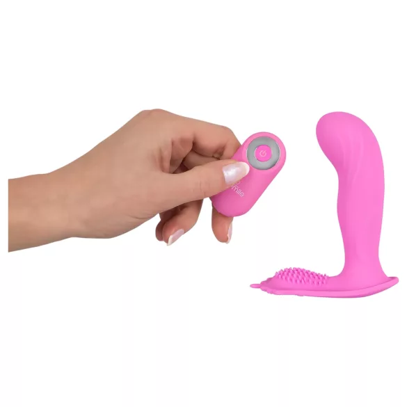 SMILE - vibrador para calcinha ponto G recarregável com controle remoto - rosa