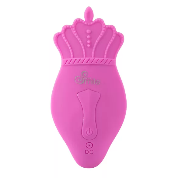 SMILE - vibrador para calcinha ponto G recarregável com controle remoto - rosa