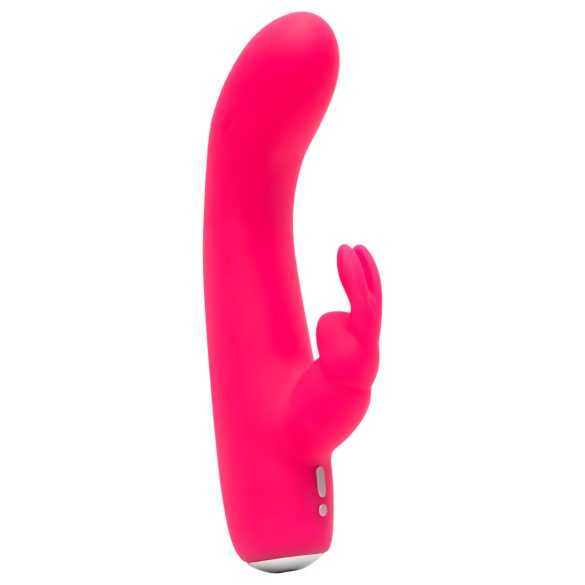 Happyrabbit - vibrador rabbit pequeno recarregável - silicone rosa