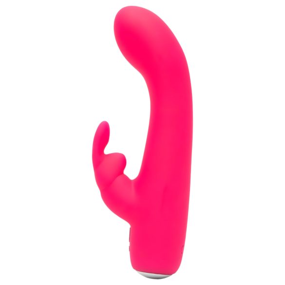 Happyrabbit - vibrador rabbit pequeno recarregável - silicone rosa
