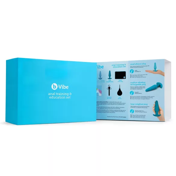 b-Vibe - kit plug anal completo - 7 peças