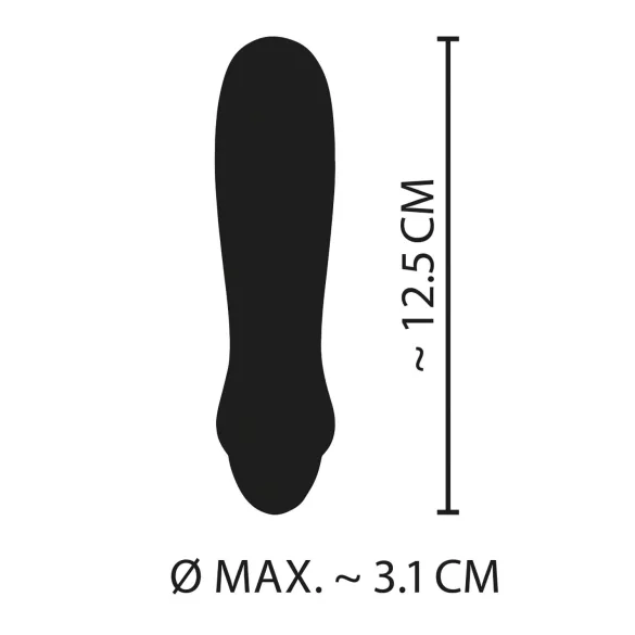 Cuties Mini Purple - vibrador bastão recarregável silicone roxo