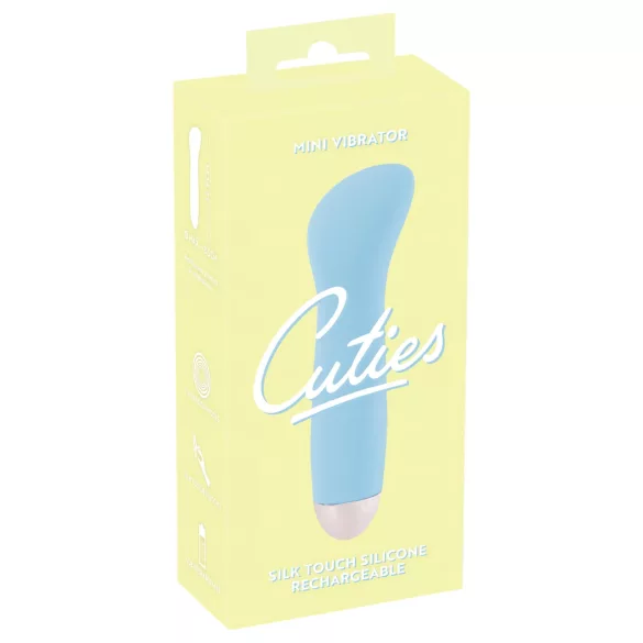 You2Toys - Cuties Mini Blue - vibrador de ponto G recarregável (turquesa)