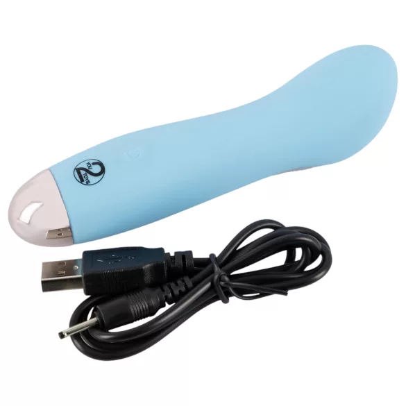 You2Toys - Cuties Mini Blue - vibrador de ponto G recarregável (turquesa)