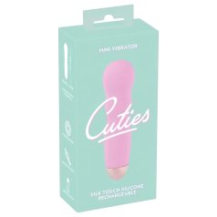   Cuties Mini Rose - vibrador ondulado c/ carregamento USB (rosa)