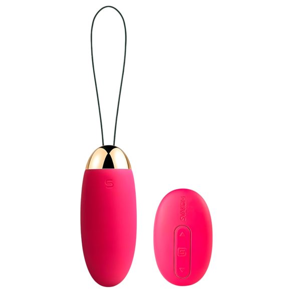 Svakom Elva - vibrador bullet com controle remoto recarregável - vermelho
