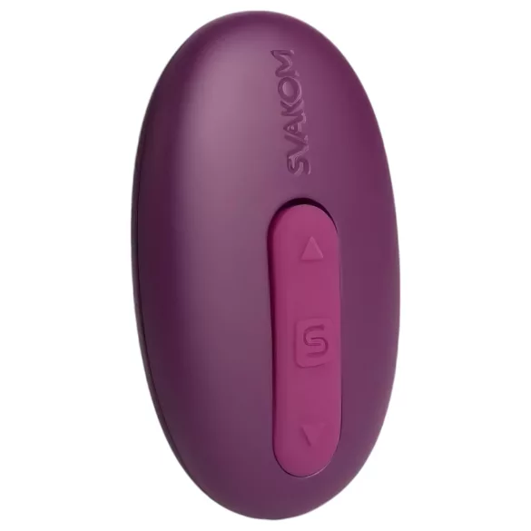 Svakom Elva - ovo vibratório recarregável com controle remoto - roxo