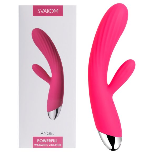 Svakom Angel - vibrador clitóris com aquecimento à prova d'água - vermelho