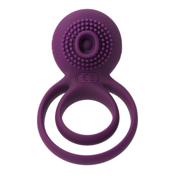 Svakom Tammy - anel peniano e testicular vibratório recarregável - roxo