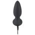 Black Velvet - Vibrador Anal com Pérolas Rotativas (Preto)