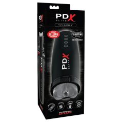   PDX Elite Moto Bator 2 - masturbador masculino automático com sucção preto