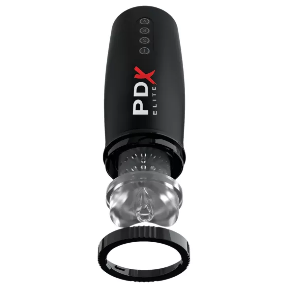 PDX Elite Moto Bator 2 - masturbador masculino automático com sucção preto