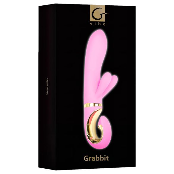 G-Vibe GRabbit - vibrador ponto G recarregável 3 motores silicone rosa