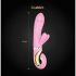 G-Vibe GRabbit - vibrador ponto G recarregável 3 motores silicone rosa
