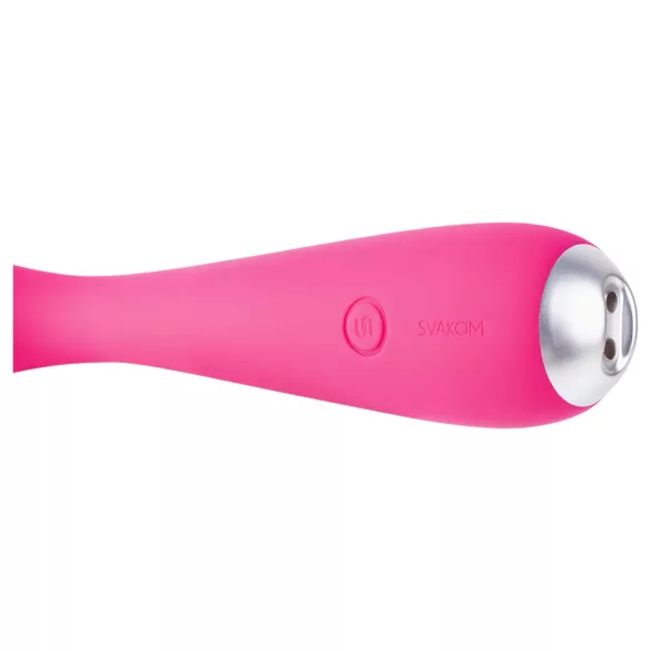 Svakom Iris - vibrador ponto G recarregável à prova d'água - vermelho