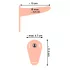 You2Toys - Strap-on vibrador recarregável - pele