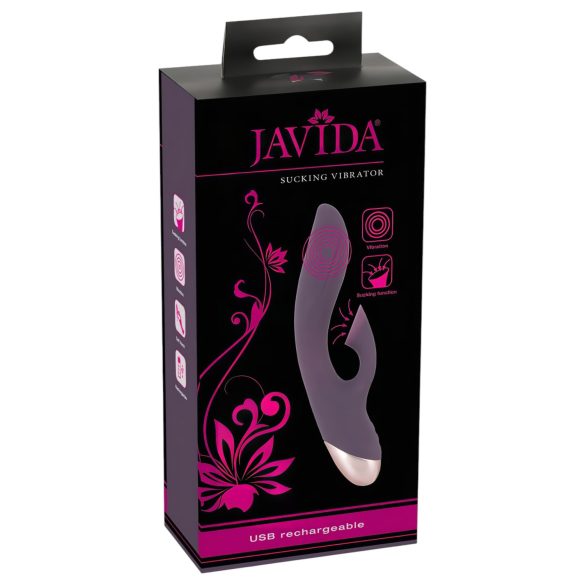Javida - vibrador sugador de clitóris à prova d'água - lilás