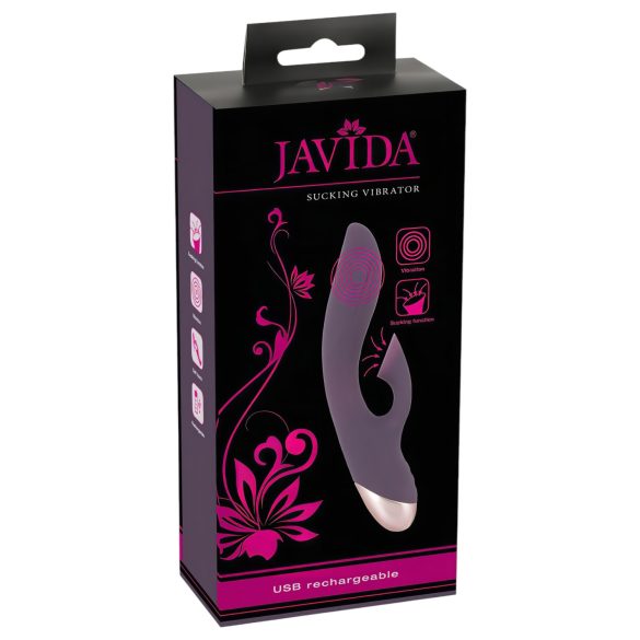 Javida - vibrador sugador de clitóris à prova d'água - lilás