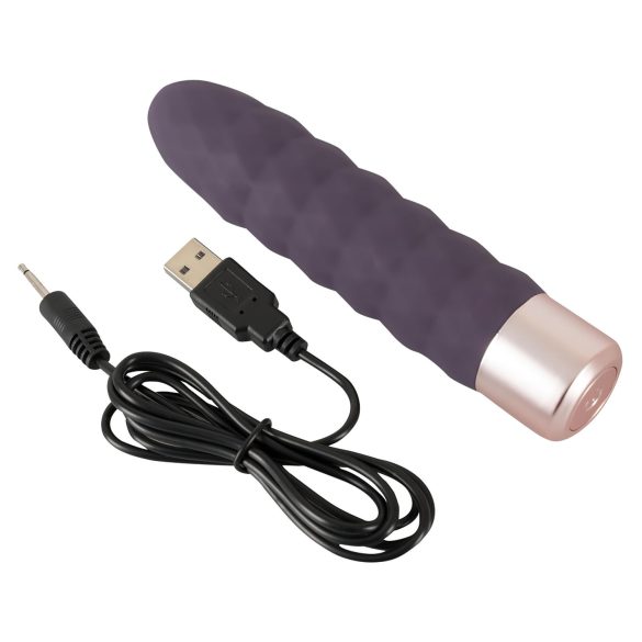 You2Toys Elegant Diamond - vibrador varinha recarregável - lilás