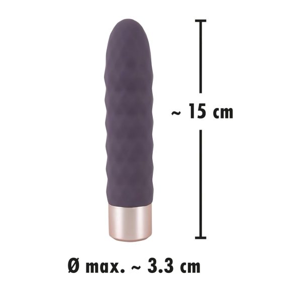 You2Toys Elegant Diamond - vibrador varinha recarregável - lilás