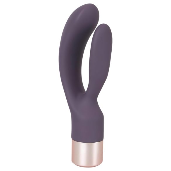 You2Toys - vibrador com estimulador clitoriano recarregável - lilás