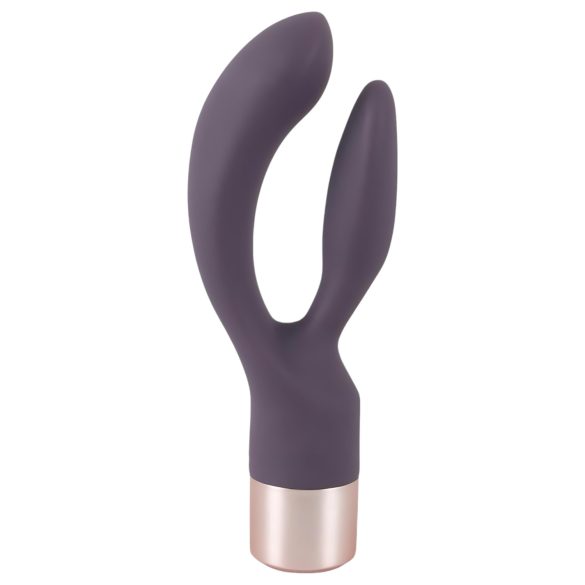 You2Toys - vibrador com estimulador clitoriano recarregável - lilás