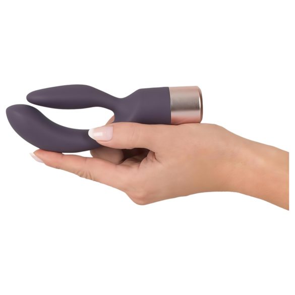 You2Toys - vibrador com estimulador clitoriano recarregável - lilás