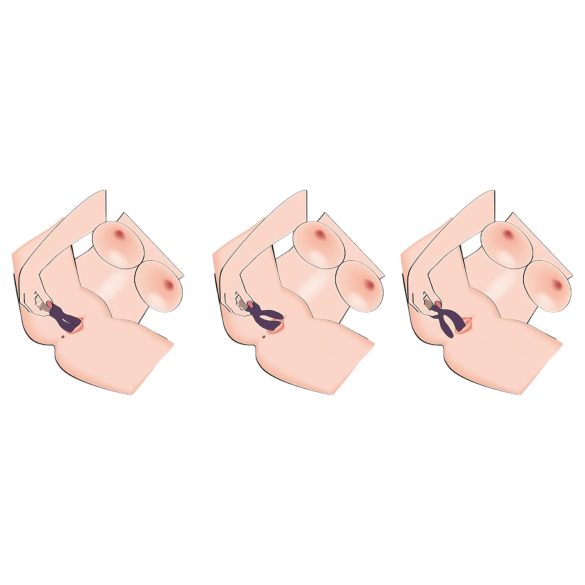 You2Toys - vibrador com estimulador clitoriano recarregável - lilás