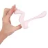 Couples Choice - vibrador casal 2 motores - silicone rosa